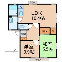 紀三井寺駅 徒歩15分 1階の物件間取画像